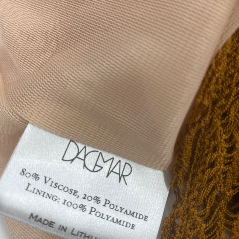 Dagmar mustard yellow backless dress