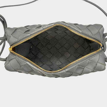 BOTTEGA VENETA - Loop mini Intrecciato leather cross-body bag