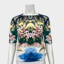 STELLA McCARTNEY women's hawaii printed cotton blouse