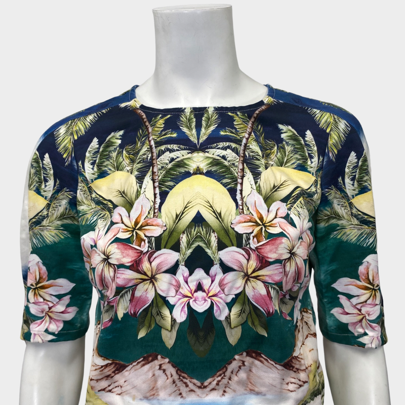STELLA McCARTNEY women's hawaii printed cotton blouse