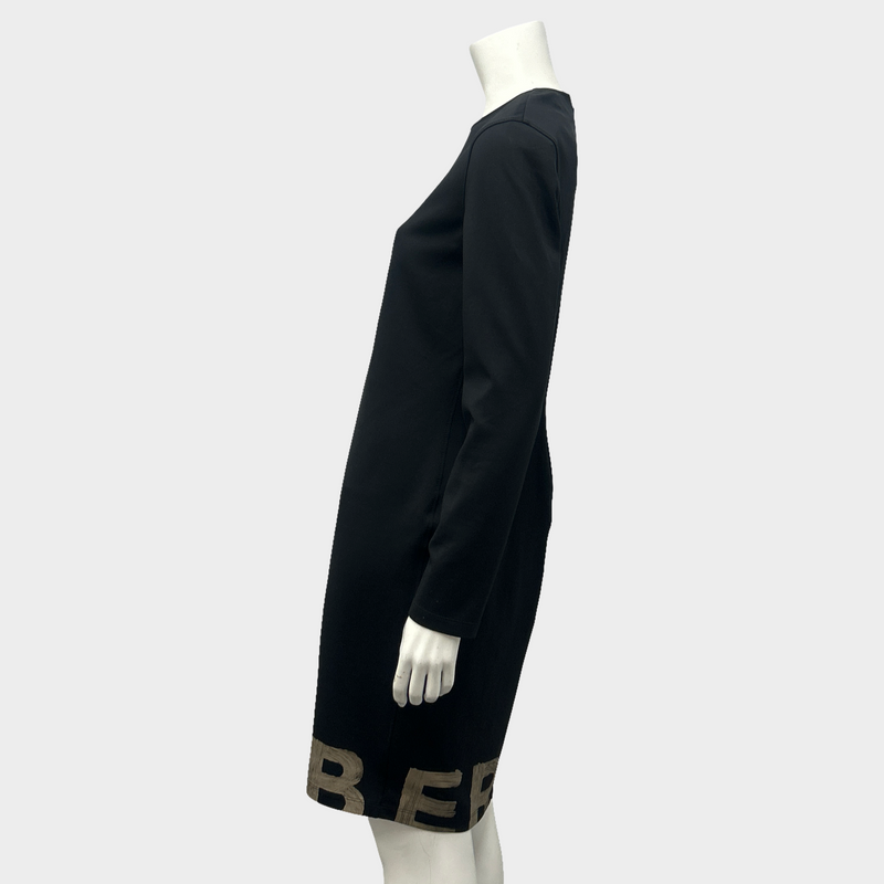 Burberry Black Nylon Scuba Fabric Dress