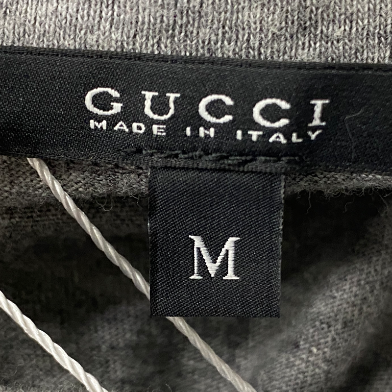 Gucci men's grey cotton T-shirt