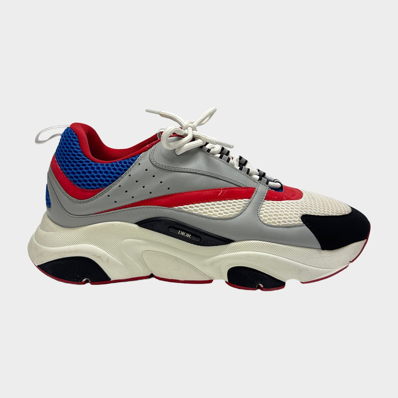 Dior B22 Men's Red and Blue Sneakers