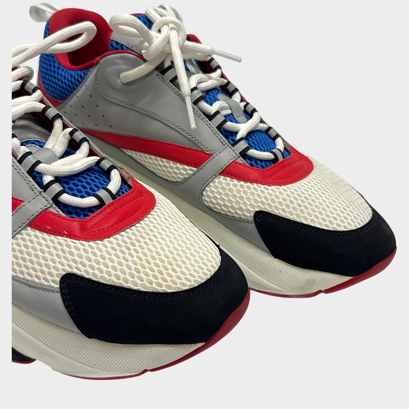 Dior B22 Men's Red and Blue Sneakers