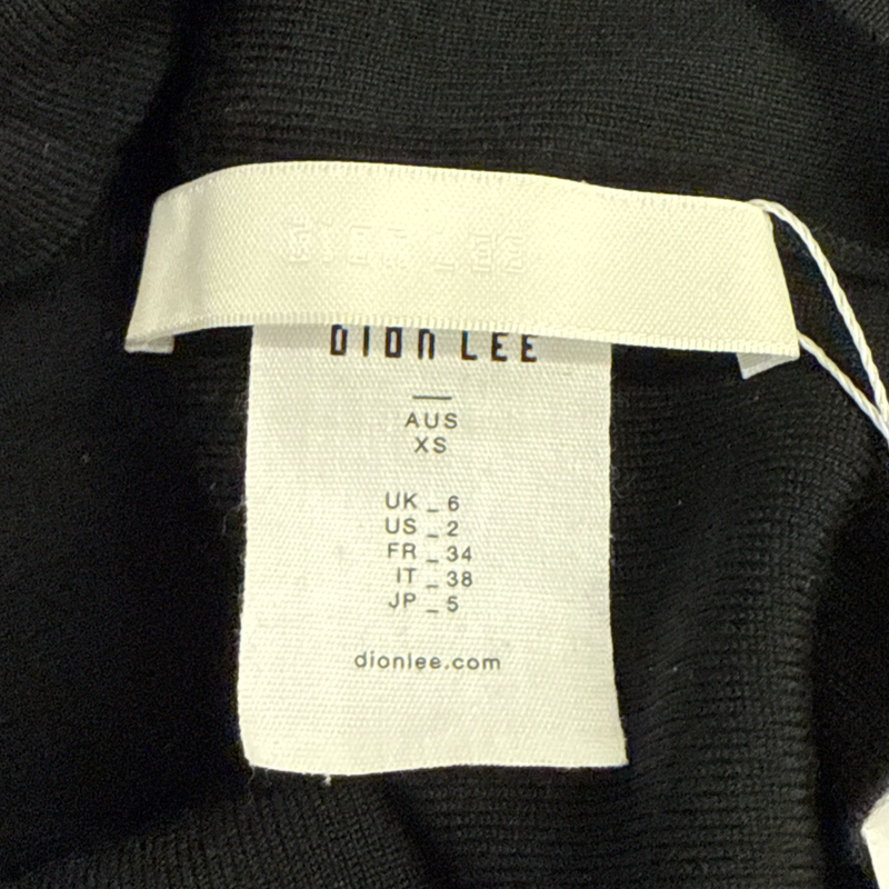 Dion Lee Women's Black Wool Skivvy Turtleneck Sweater