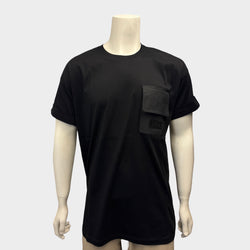 Valentino men's Black Pocket T-Shirt