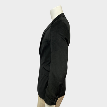 Men's black top corduroy jacket