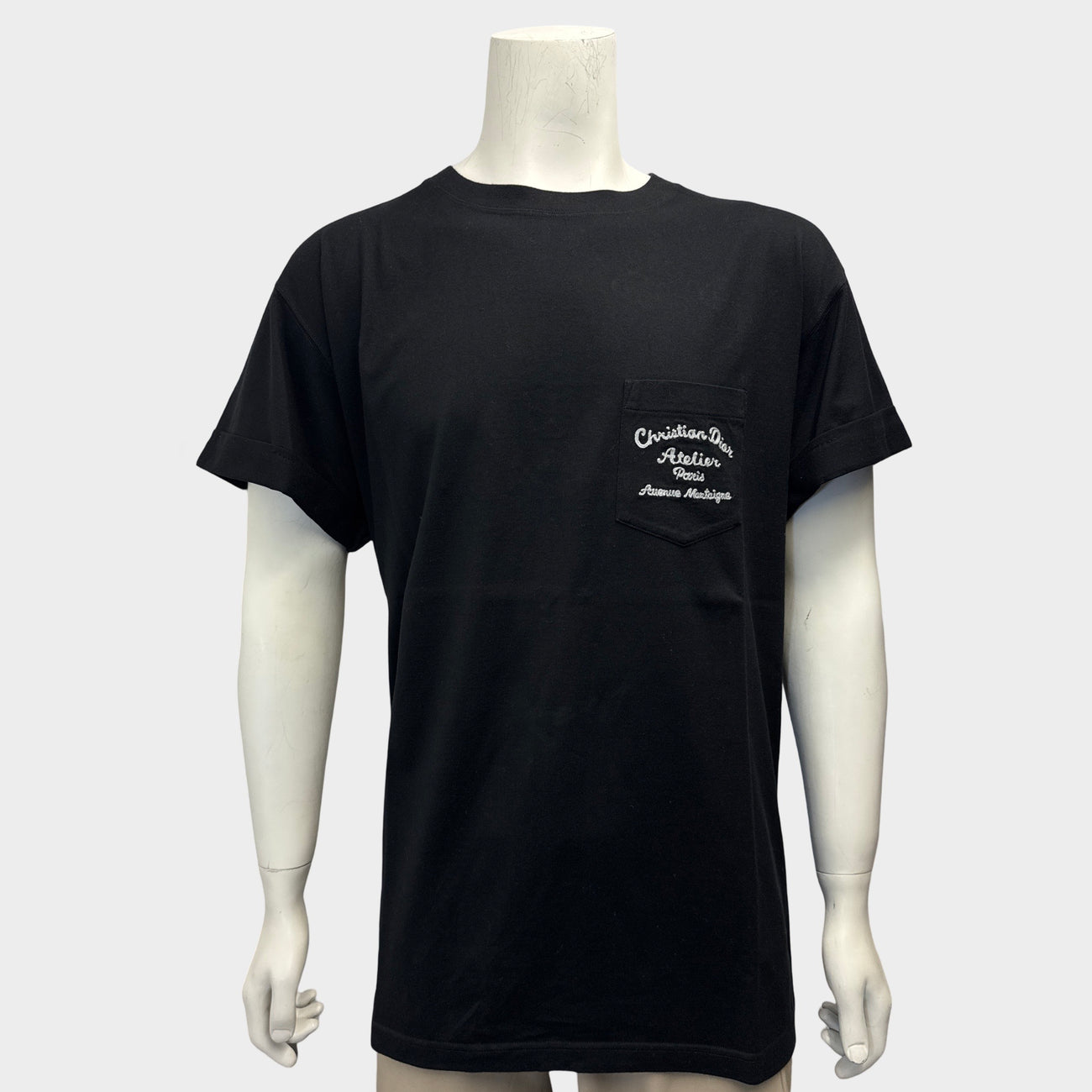 Christian Dior アトリエロゴ Tシャツ ブラック Christian Dior Black T-Shirt – Loop Generation