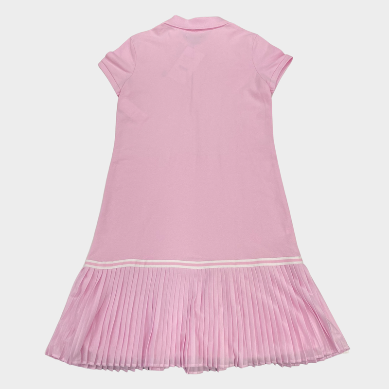 Polo Ralph Lauren girl's baby pink cotton short-sleeve dress