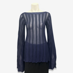 Chloé Women's Navy Blue Viscose Blouse