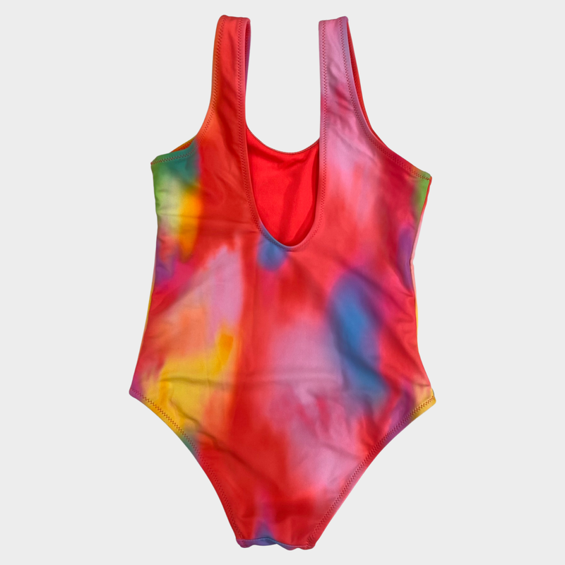Violetta Junior girl's neon multicolour swimsut