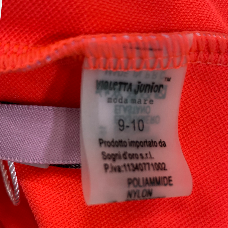 Violetta Junior girl's neon multicolour swimsut
