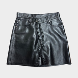 Agolde Recycled Leather mini Skirt