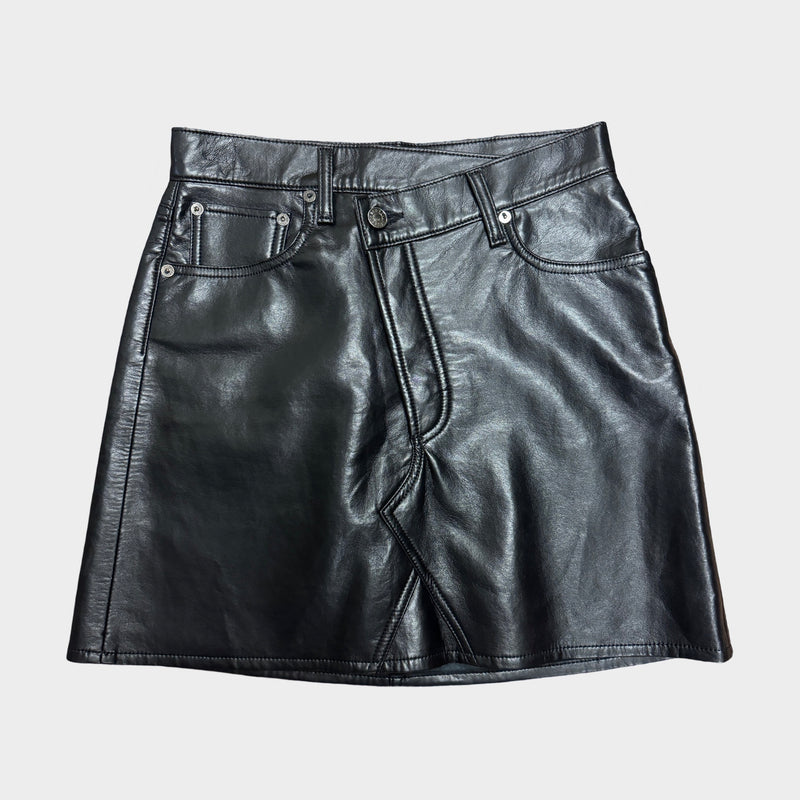 Agolde Recycled Leather mini Skirt