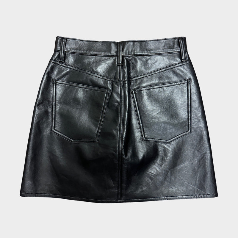 Agolde Recycled Leather mini Skirt