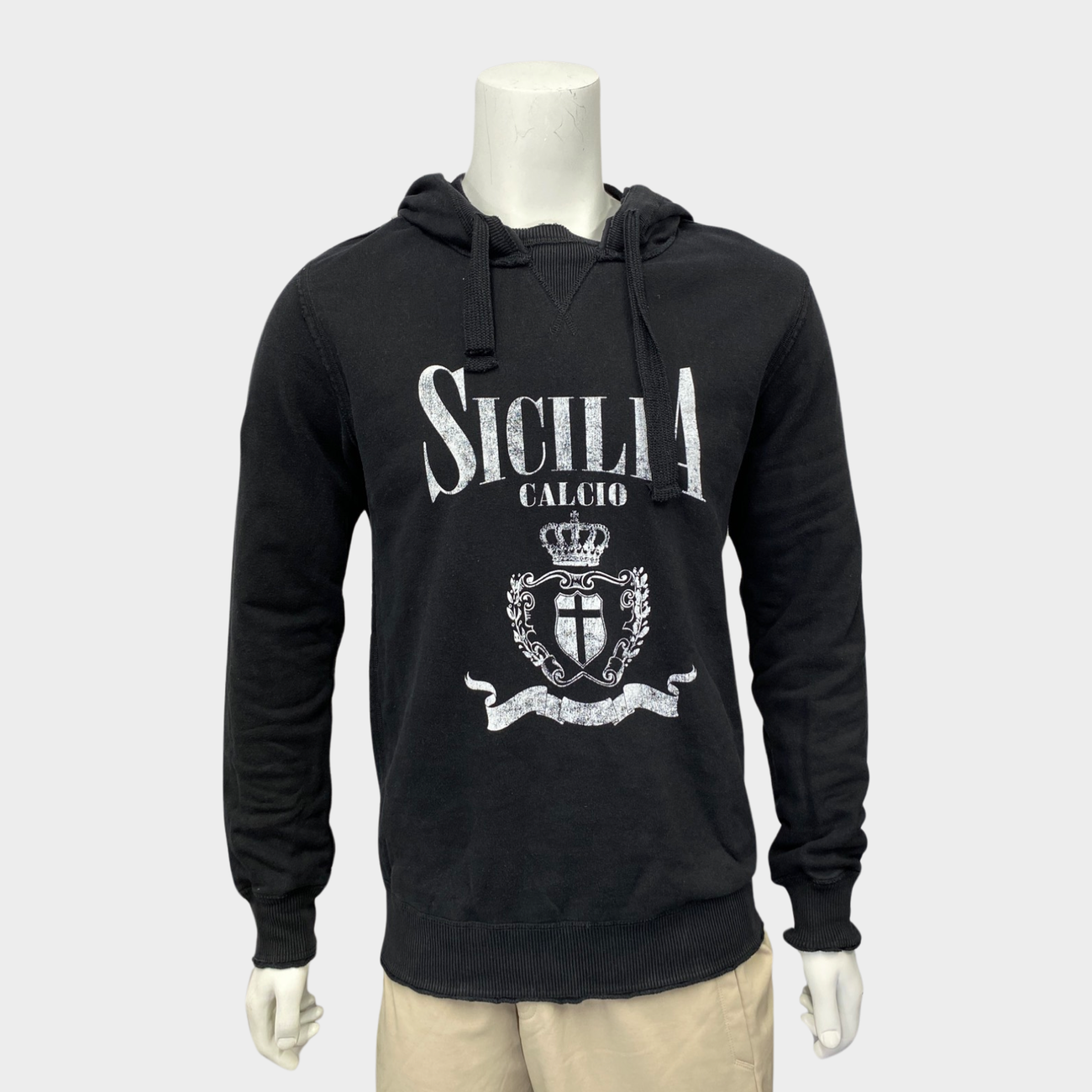 Dolce & Gabbana CALCIO刺繍 パーカー　サイズ52 2XL Dolce&Gabbana men's black sicilia calcio print hoodie – Loop