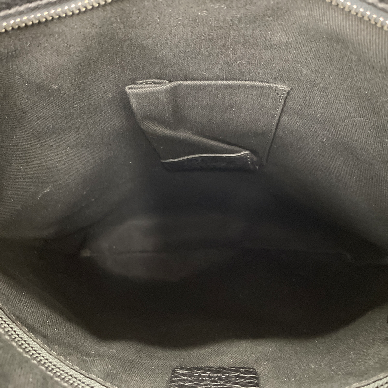 Bally men's black messenger handbag