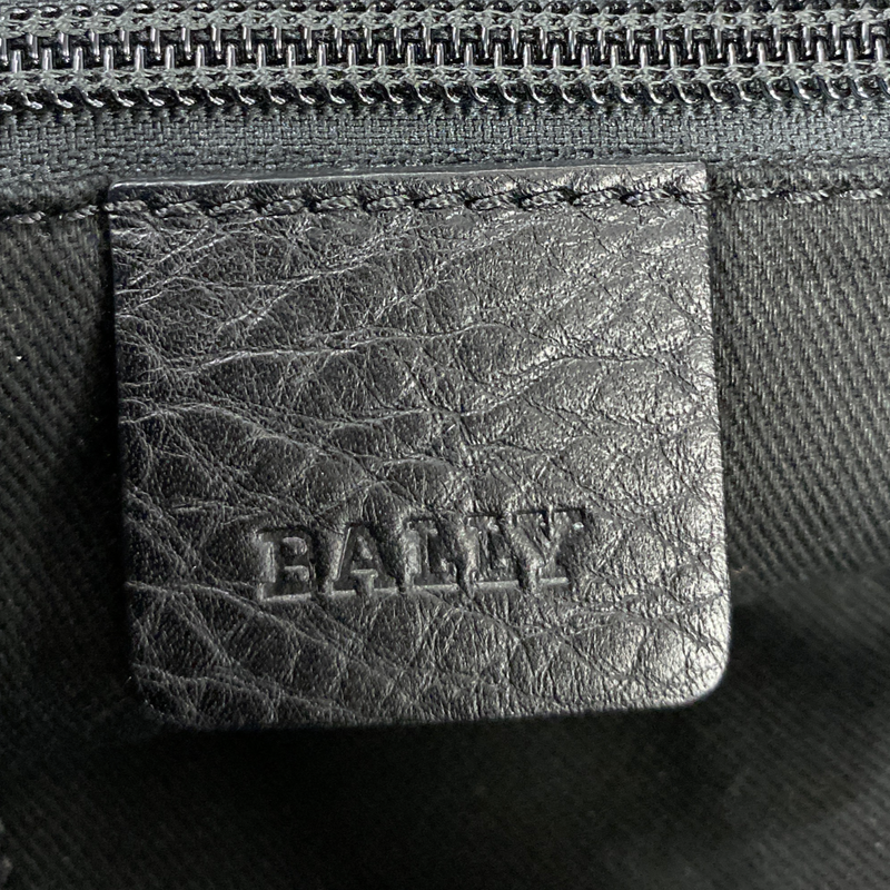 Bally men's black messenger handbag