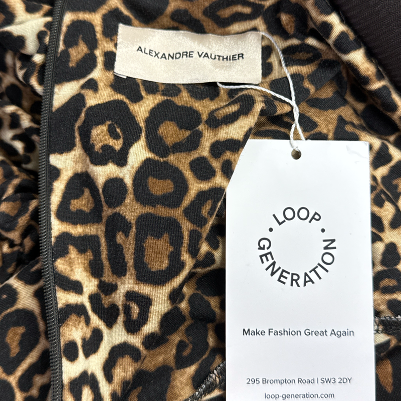Alexandre Vauthier Natural Ruched Leopard-print Stretch-jersey Maxi Dress