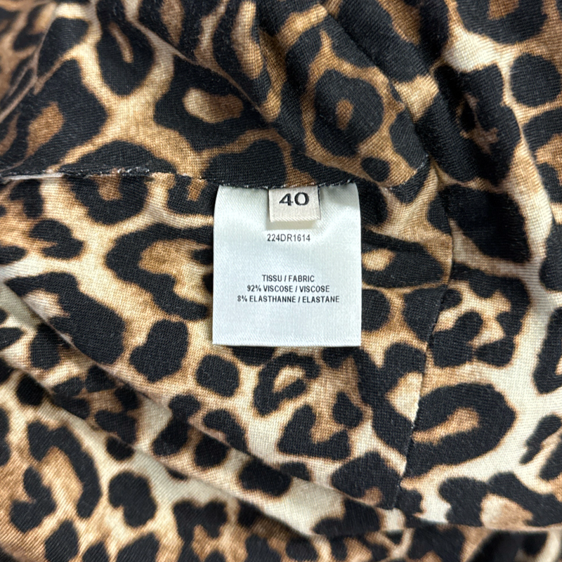Alexandre Vauthier Natural Ruched Leopard-print Stretch-jersey Maxi Dress