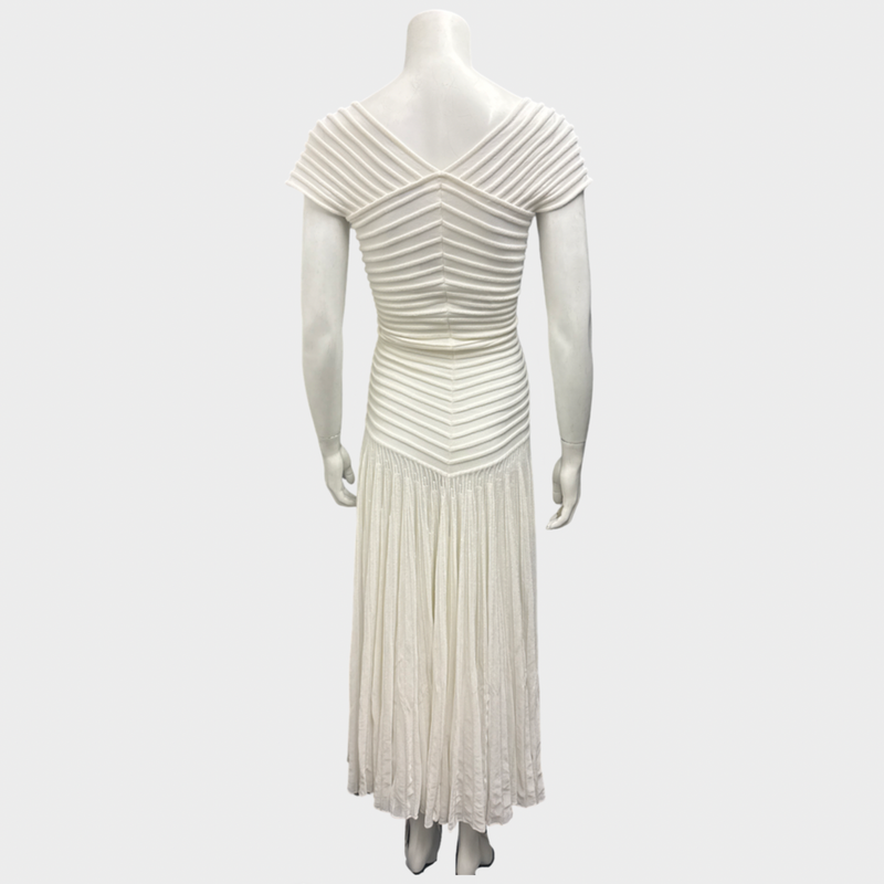 Alaïa White and ecru knit Dress