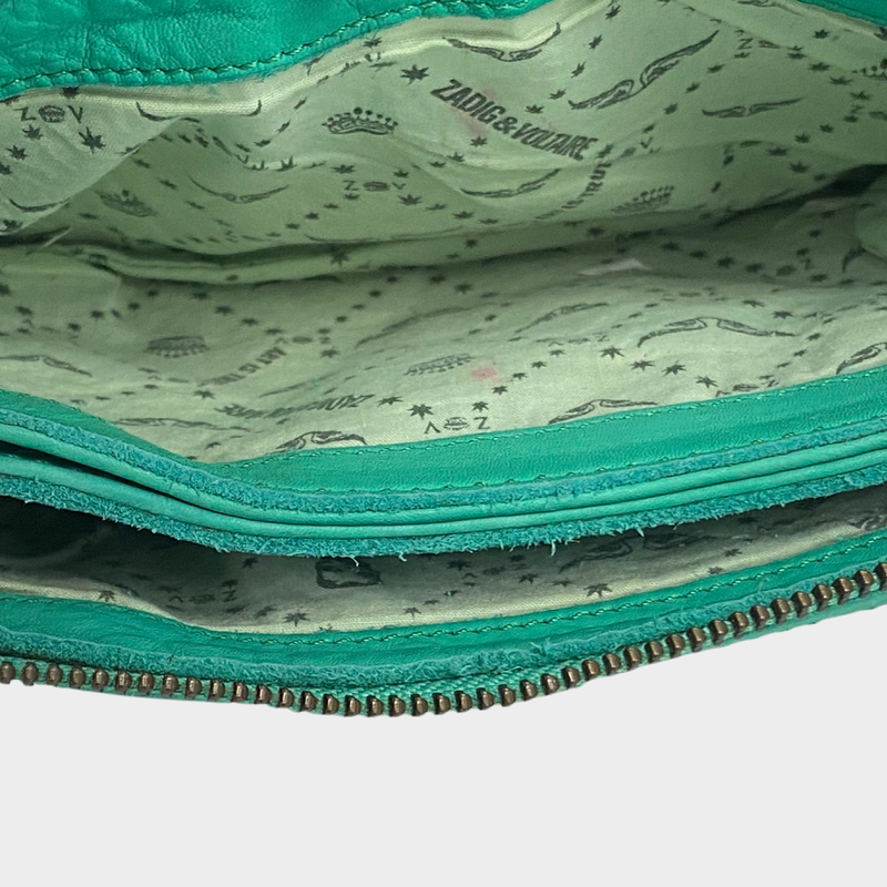 Zadig&Voltaire Women's Green Leather Wallet
