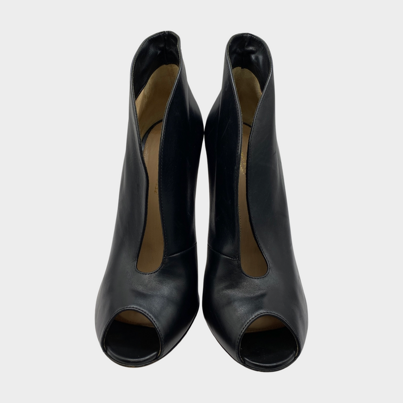 Gianvito Rossi women's black leather 'Vamp' Boots
