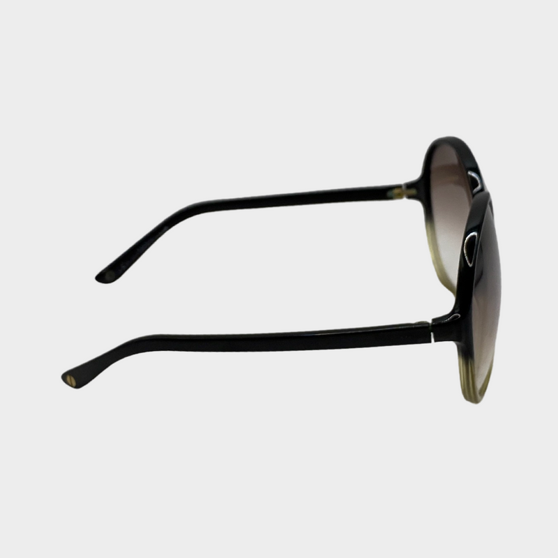 Balenciaga women's ombre lense round sunglasses