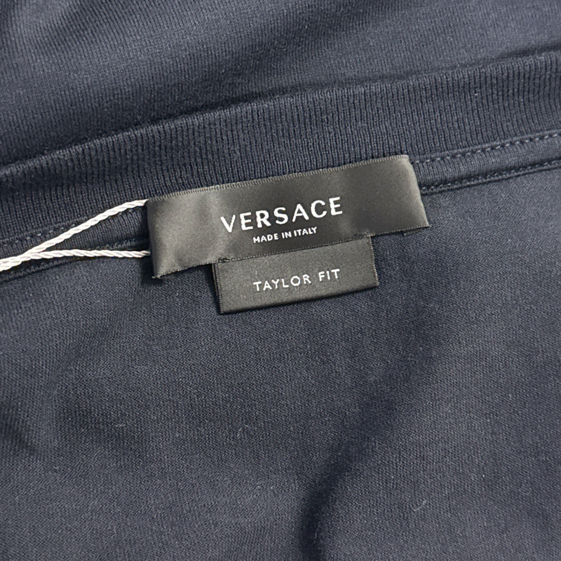 Versace Men's Medusa Navy Blue T-Shirt