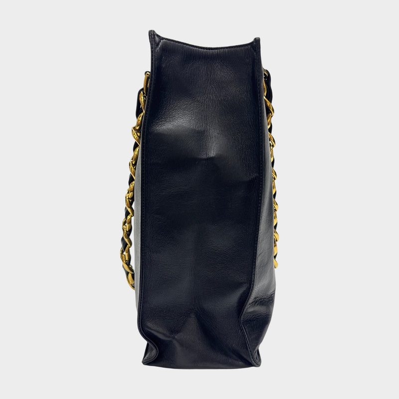 Chanel Vintage 1994-1996 Leather Jumbo Tote