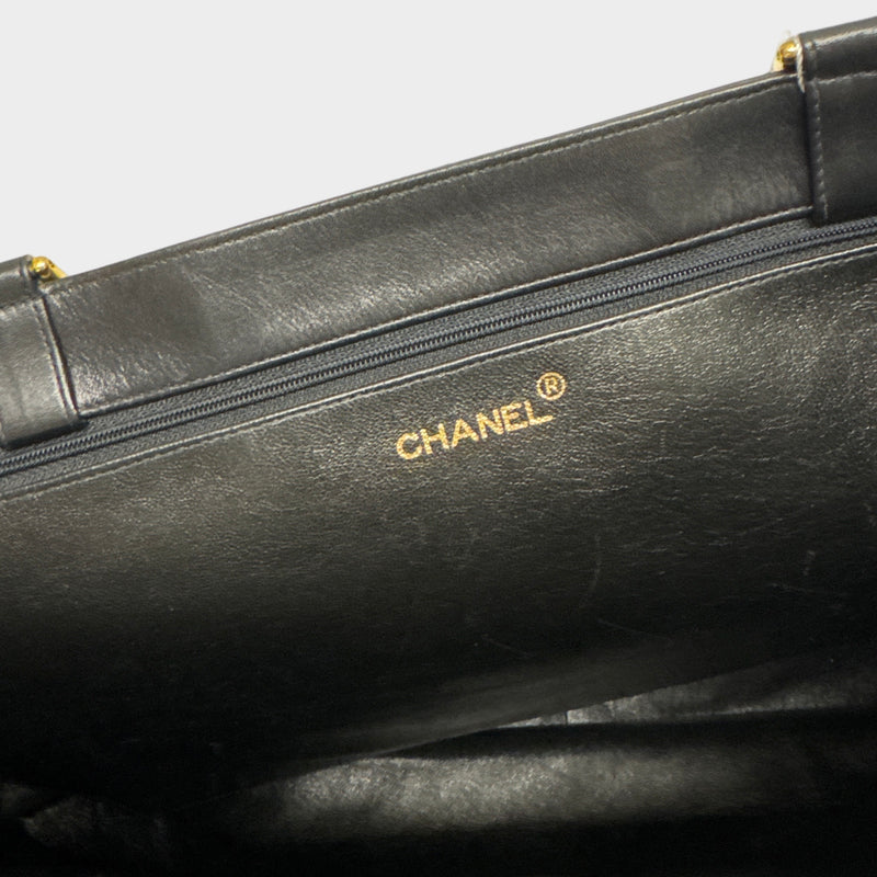 Chanel Vintage 1994-1996 Leather Jumbo Tote