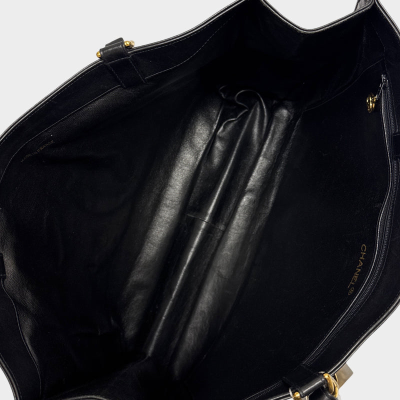 Chanel Vintage 1994-1996 Leather Jumbo Tote