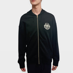 Givenchy Men's Black zipped hoodie