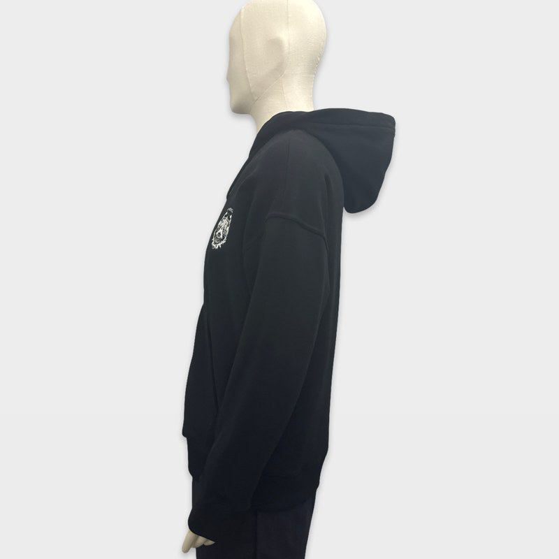 Givenchy Men's Black zipped hoodie