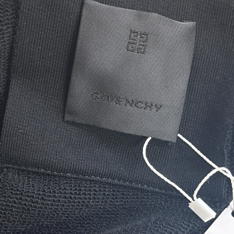 Givenchy Men's Black zipped hoodie