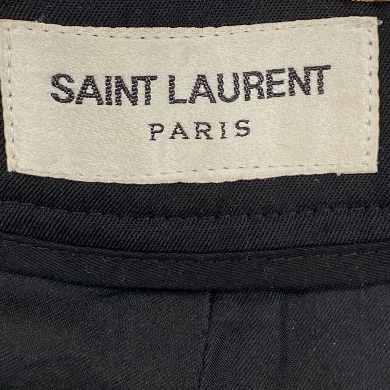Saint Laurent women's black wool shorts