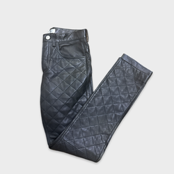 Isabel Marant Men's Black Leather Pants
