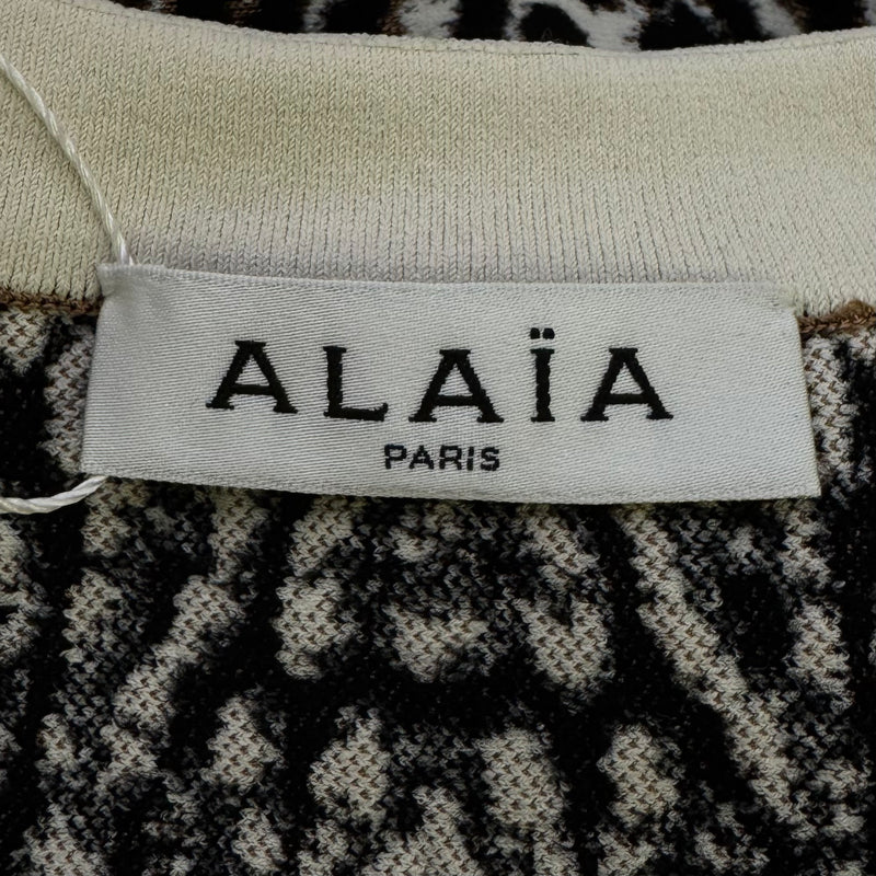 Alaïa Leopard Print Short Dress