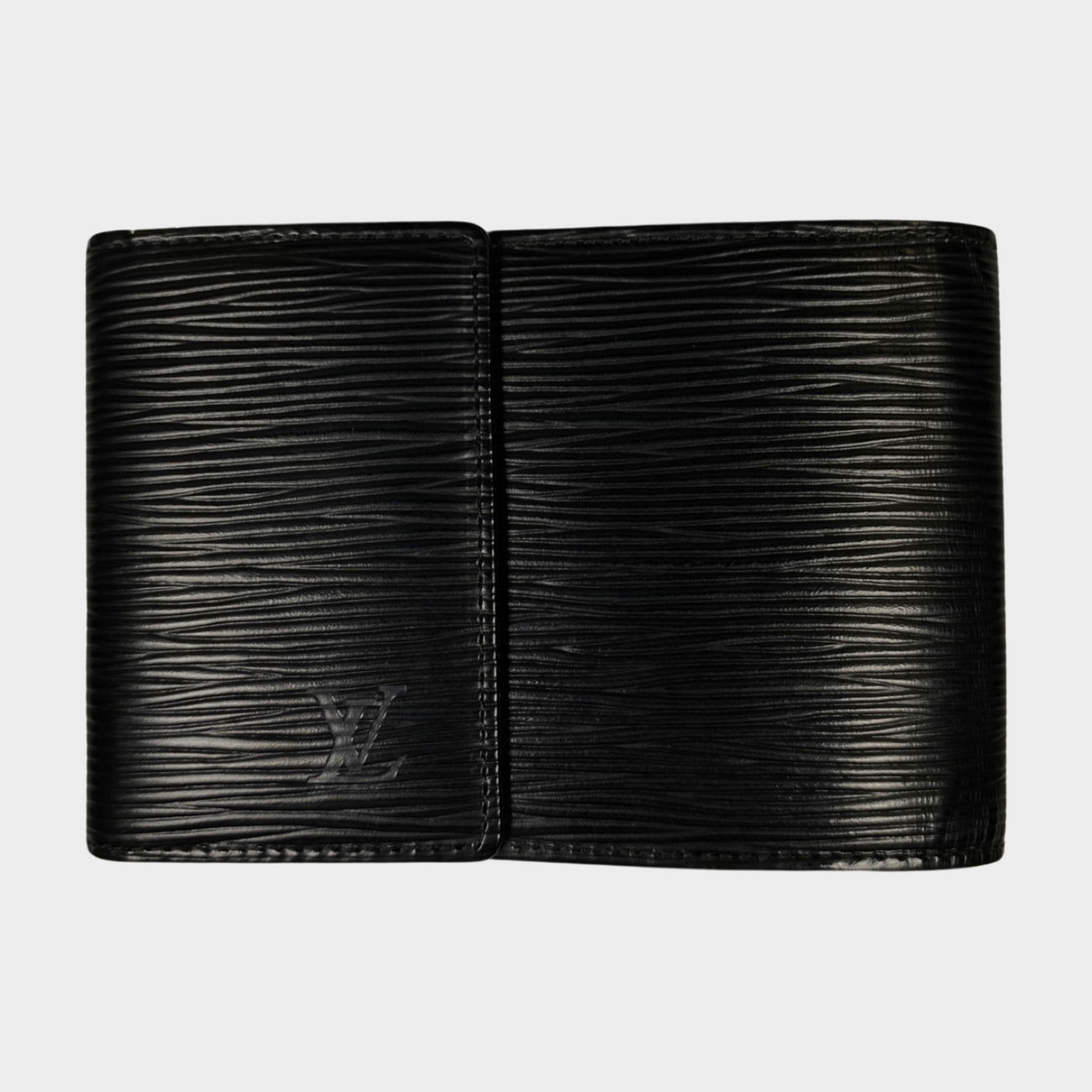 Authentic Louis Vuitton Epi Black Leather Wallet #5464