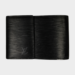 LOUIS VUITTON vintage black epi leather wallet