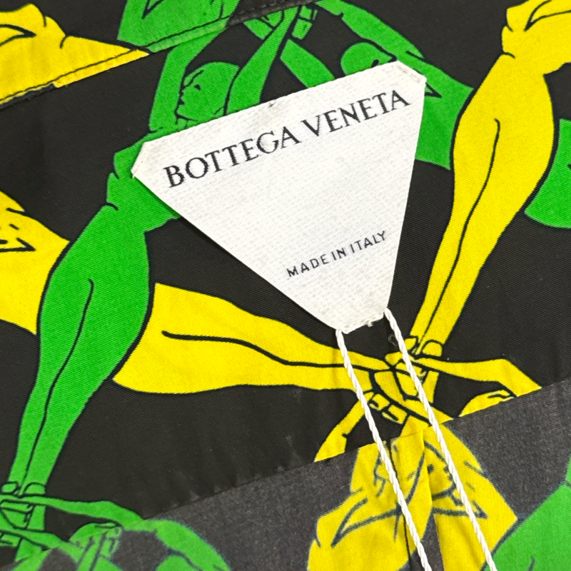 Bottega Veneta Black, yellow and green print Dress