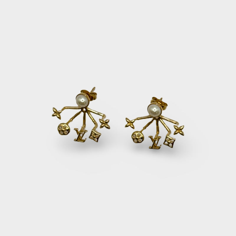 Louis Vuitton Cruiser Gold Earrings