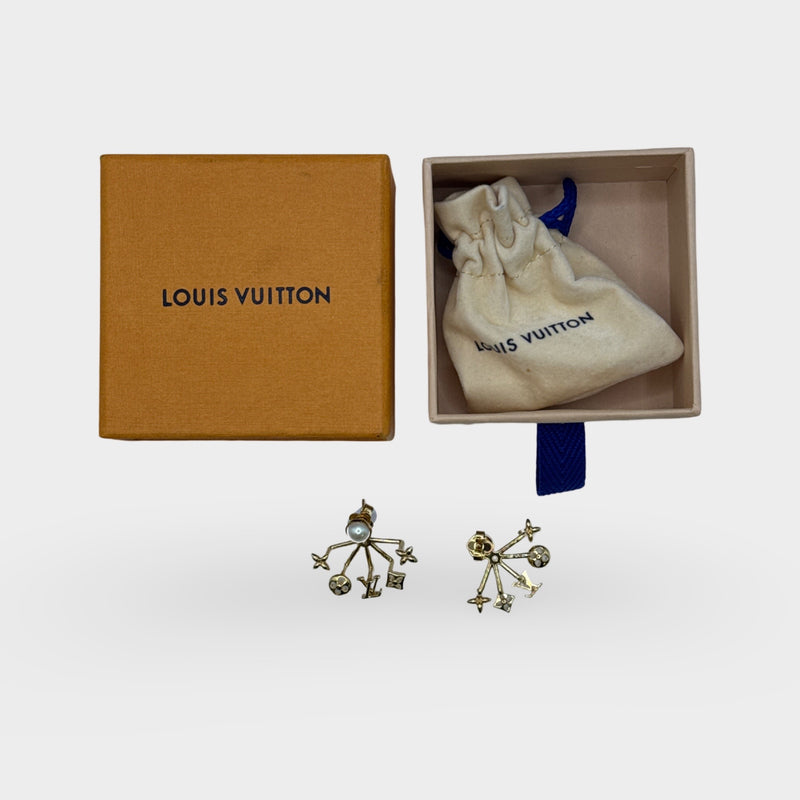 Louis Vuitton Cruiser Gold Earrings