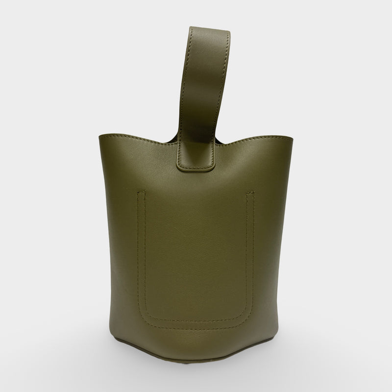 Loewe Pebble Olive Green Bucket Mini