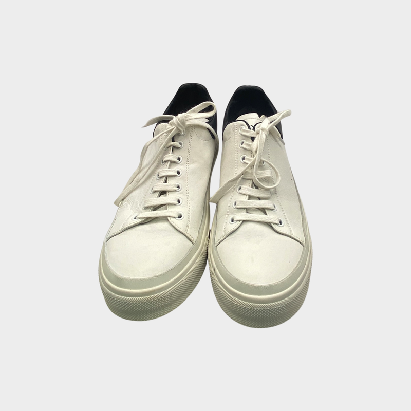 Alexander McQueen mens trainers with black back