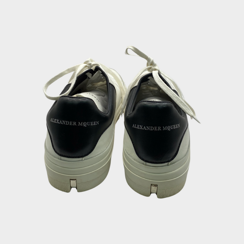 Alexander McQueen mens trainers with black back