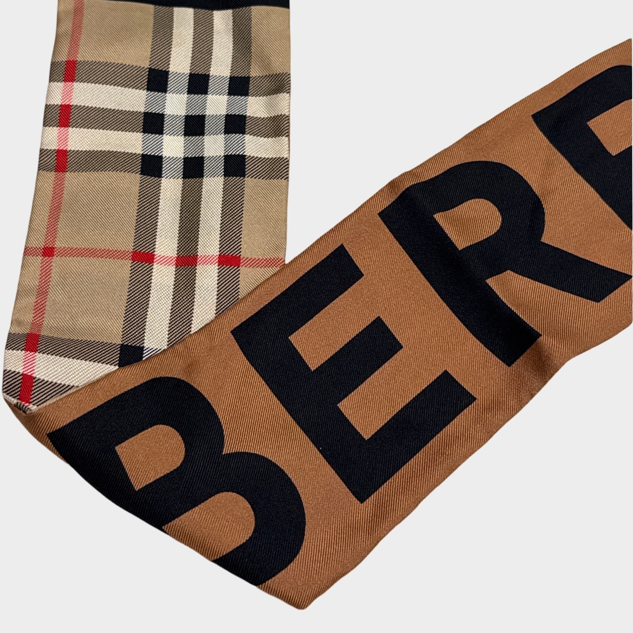 Burberry Brown★素敵！Silk Large Scarf w/ Horse Tassel Print Burberry Brown Silk Large Scarf Shawl with Horse Tassel