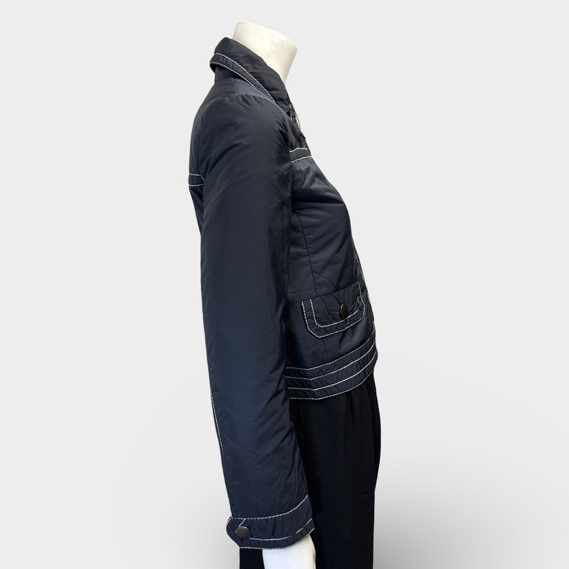 Prada Women's Navy Nylon Jacket