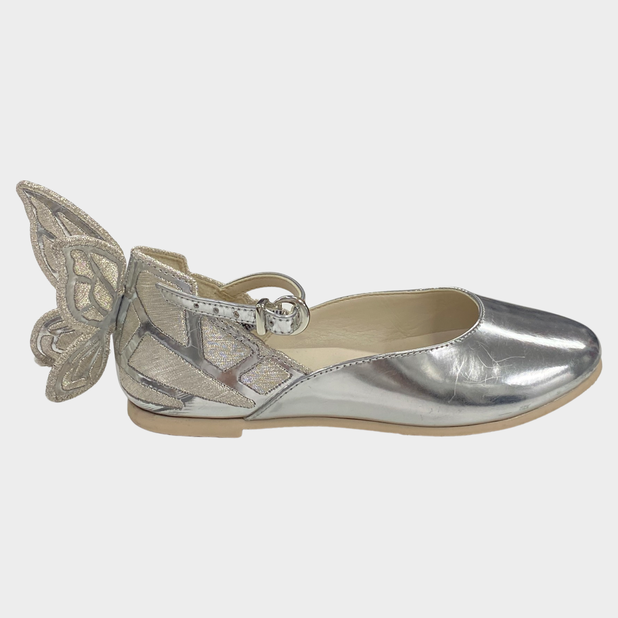 Sophia webster silver shoes on sale