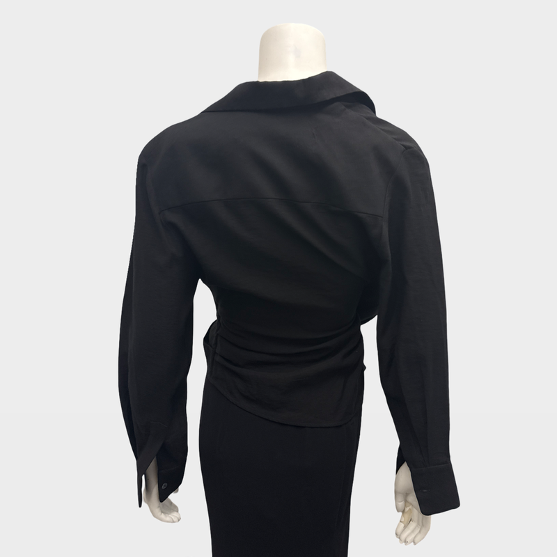 Jacquemus Women's L'Amour Black cotton Shirt